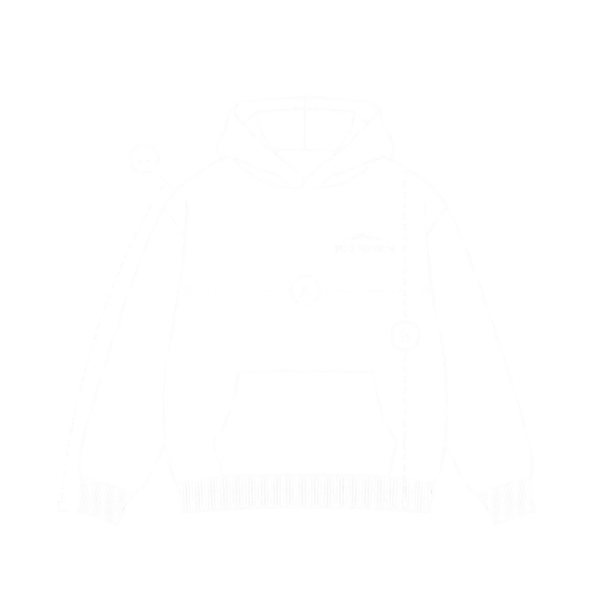 Hoodie measurement guide